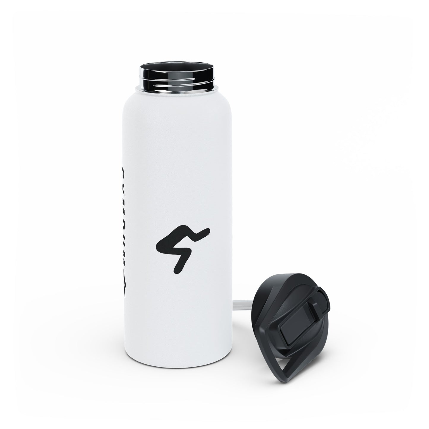 The Gymbum UK Squat Stainless Steel Water Bottle, Standard Lid