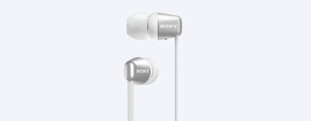 Sony WI-C310 Bluetooth Wireless In-Ear Headphones with Mic, up to 15h battery life, Black