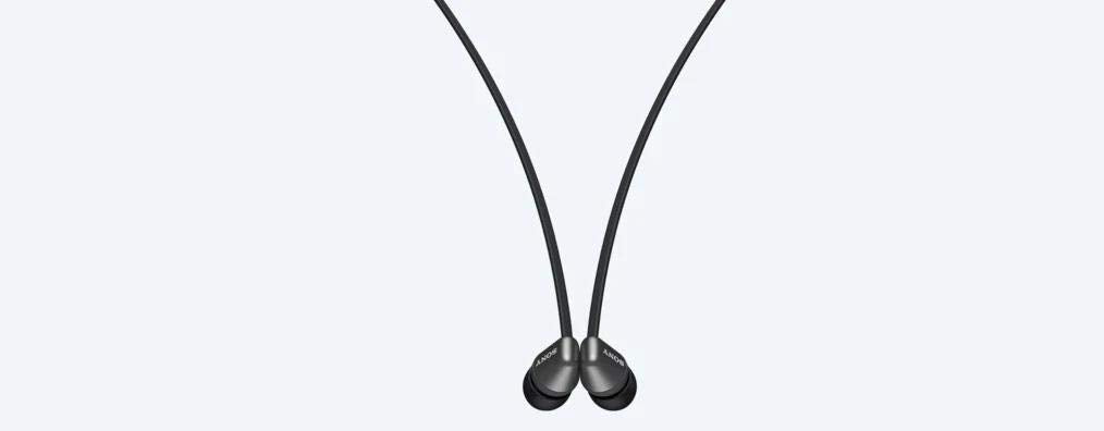 Sony WI-C310 Bluetooth Wireless In-Ear Headphones with Mic, up to 15h battery life, Black