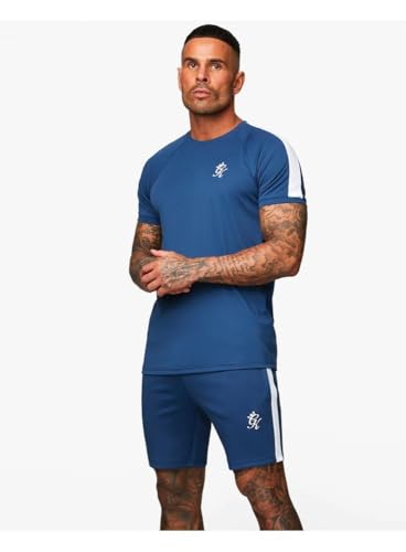 Gym King Men's Core Plus Poly Tee Moonlight Blue Mens Gym Wear