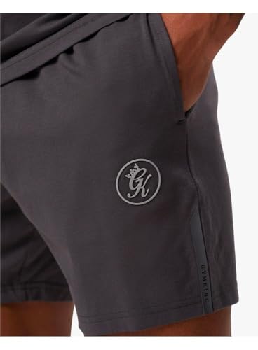 Gym King Men's Pro Jersey Shorts Graphite Mens Gym Wear