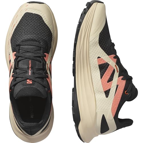 Salomon Womens Ultra Flow Black Tender, Versatile Hiking Shoes for Comfort, Perfect for Hiking Boots & Trail Running For Outdoors Adventures 4.5