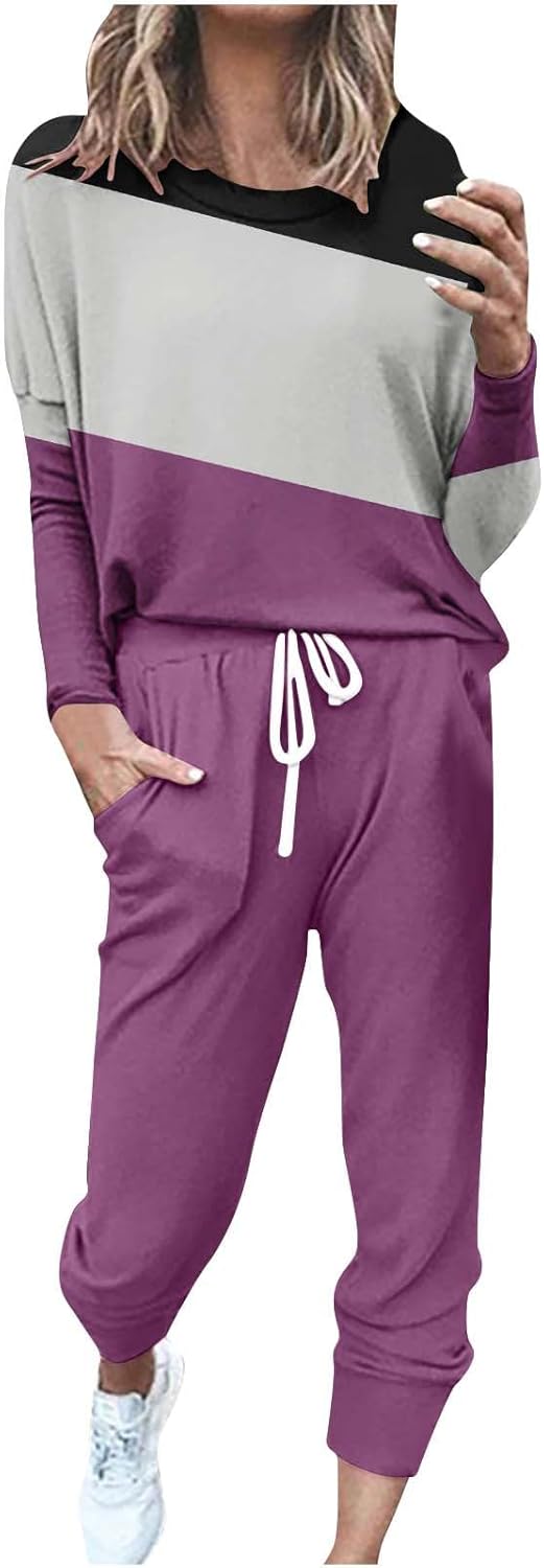 AMhomely Tracksuit Womens Full Set Lounge Wear Sets Oversized
