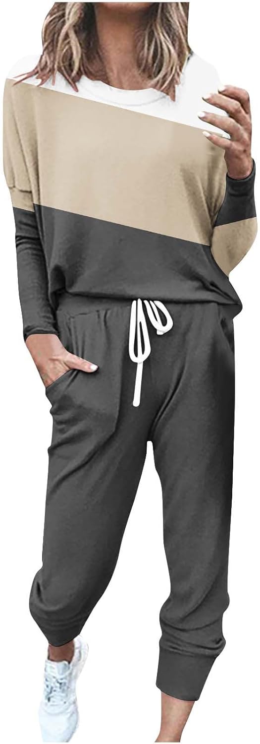 AMhomely Tracksuit Womens Full Set Lounge Wear Sets Oversized