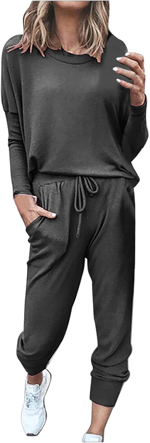 AMhomely Tracksuit Womens Full Set Lounge Wear Sets Oversized