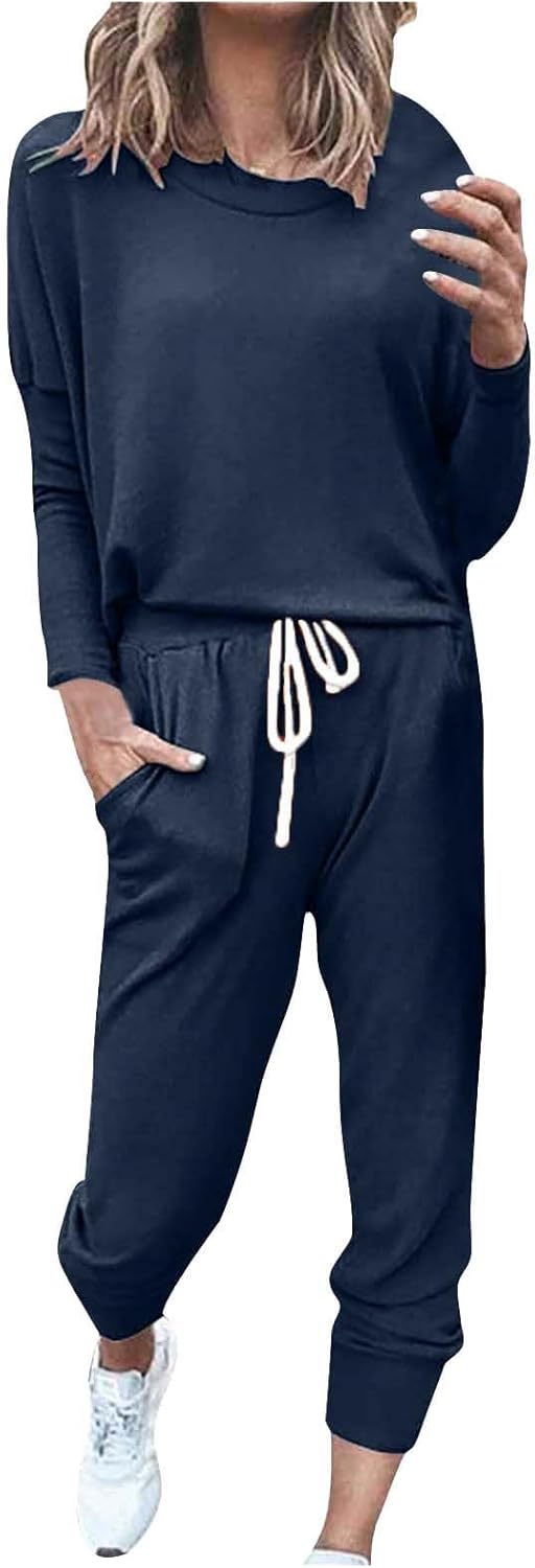 AMhomely Tracksuit Womens Full Set Lounge Wear Sets Oversized