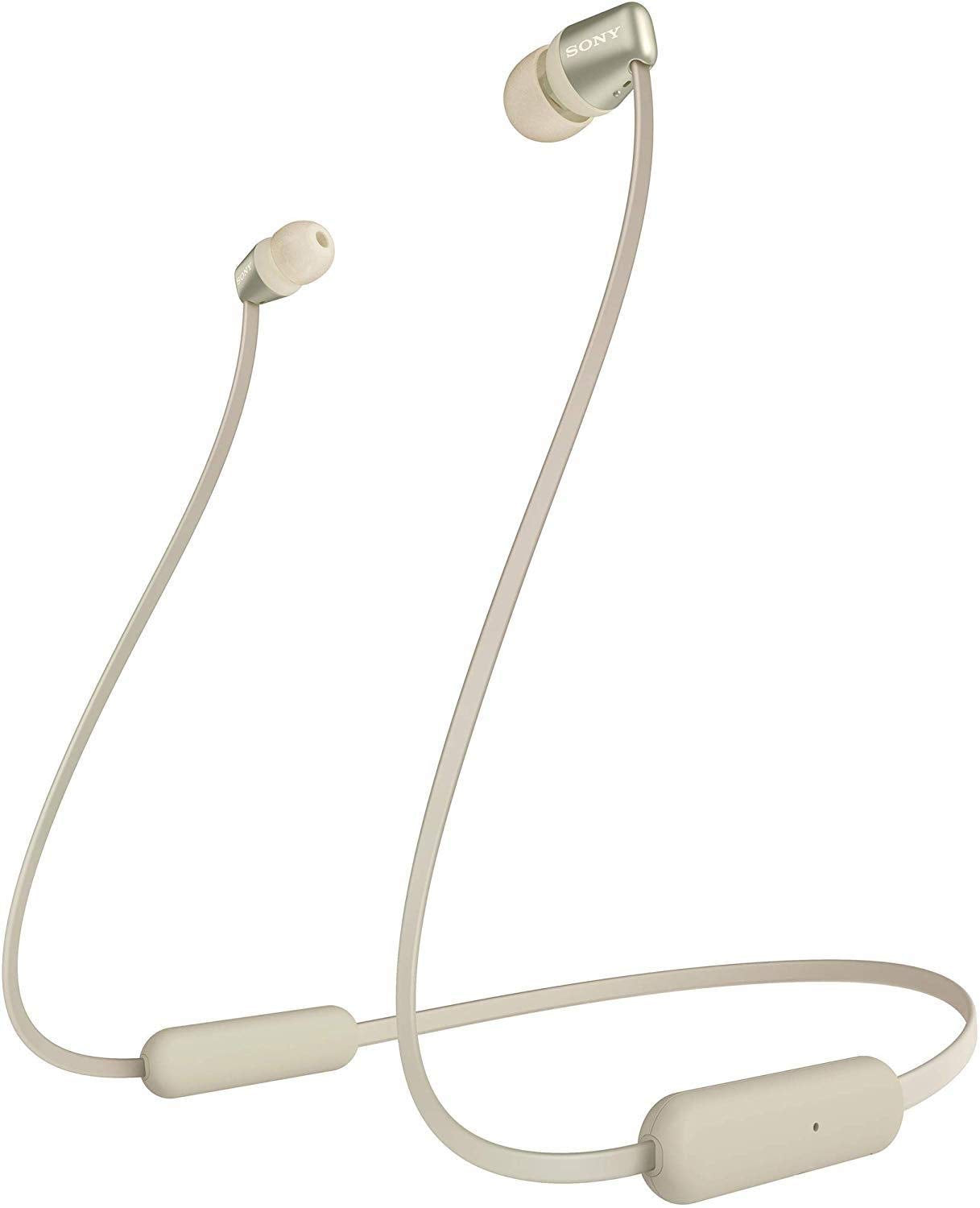 Sony WI-C310 Bluetooth Wireless In-Ear Headphones with Mic, up to 15h battery life, Black