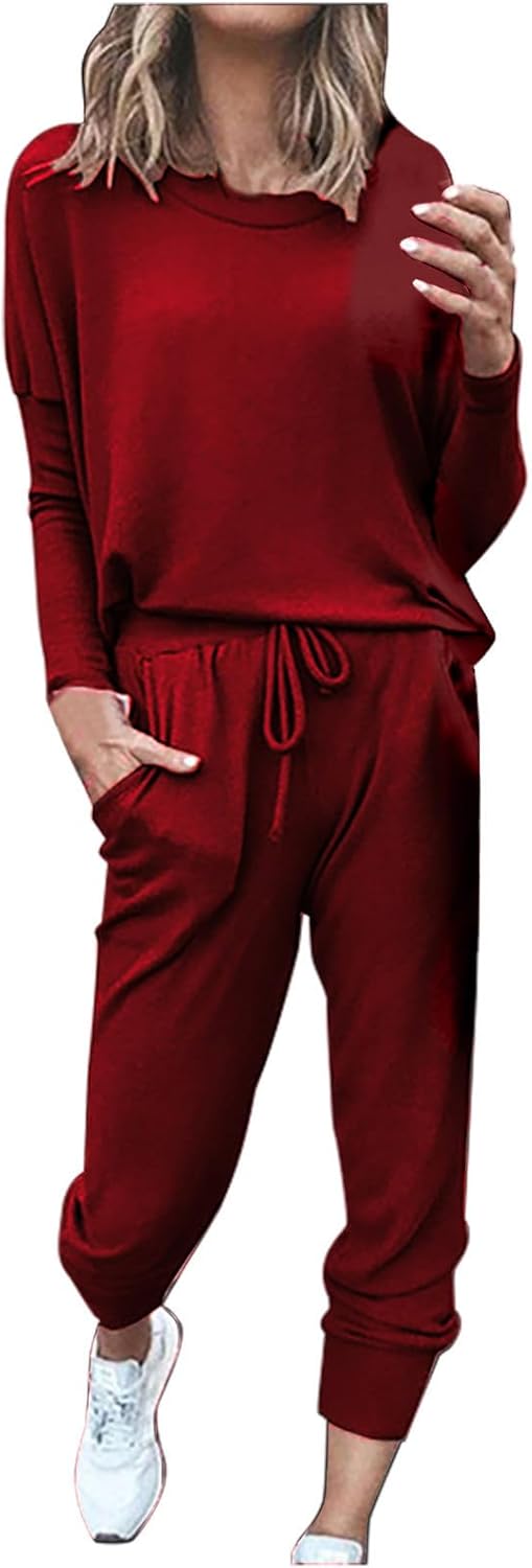 AMhomely Tracksuit Womens Full Set Lounge Wear Sets Oversized