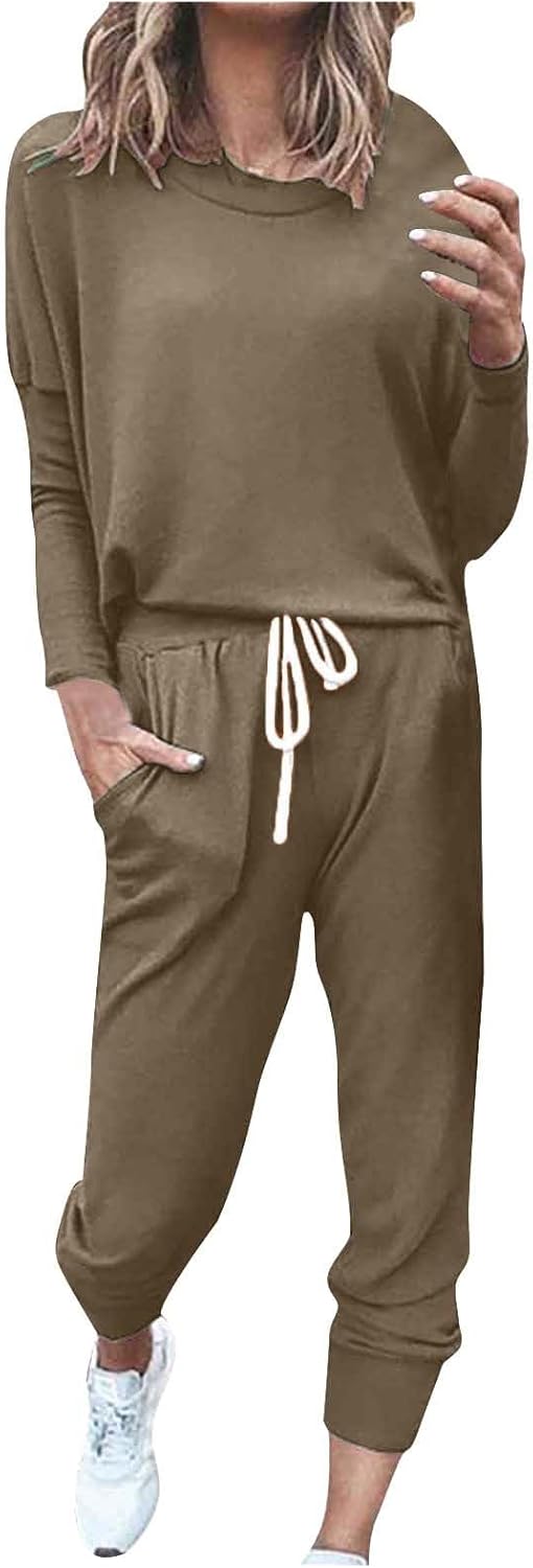 AMhomely Tracksuit Womens Full Set Lounge Wear Sets Oversized