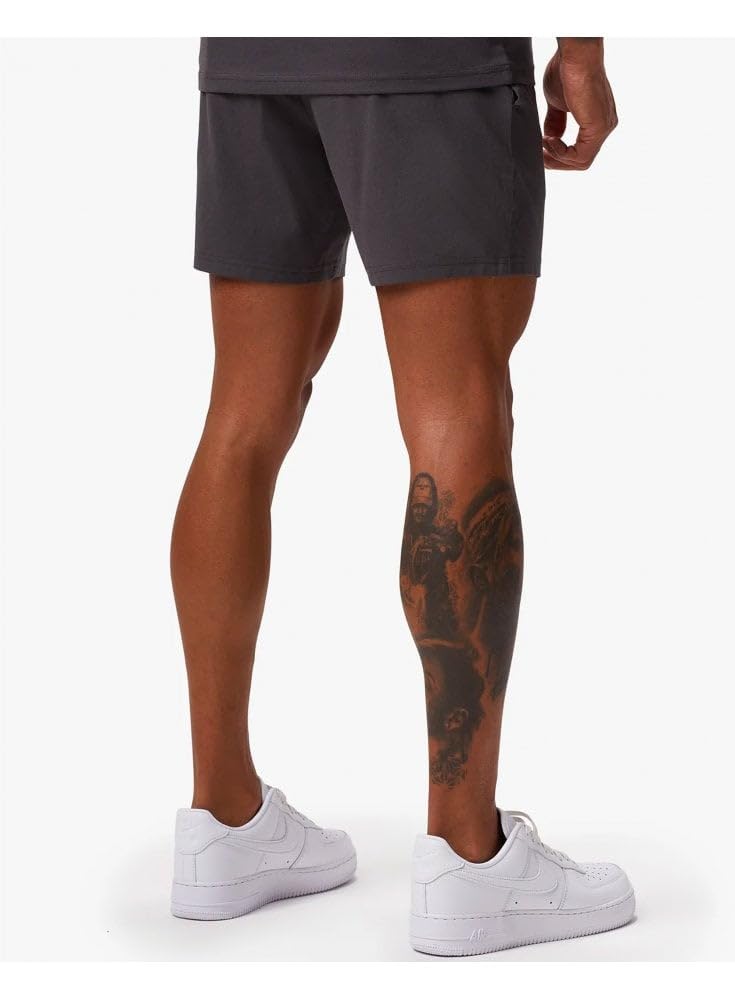 Gym King Men's Pro Jersey Shorts Graphite Mens Gym Wear