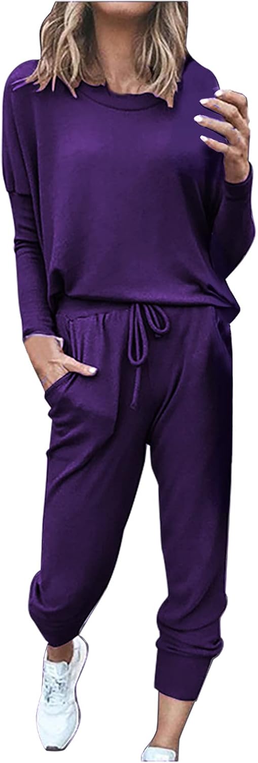 AMhomely Tracksuit Womens Full Set Lounge Wear Sets Oversized