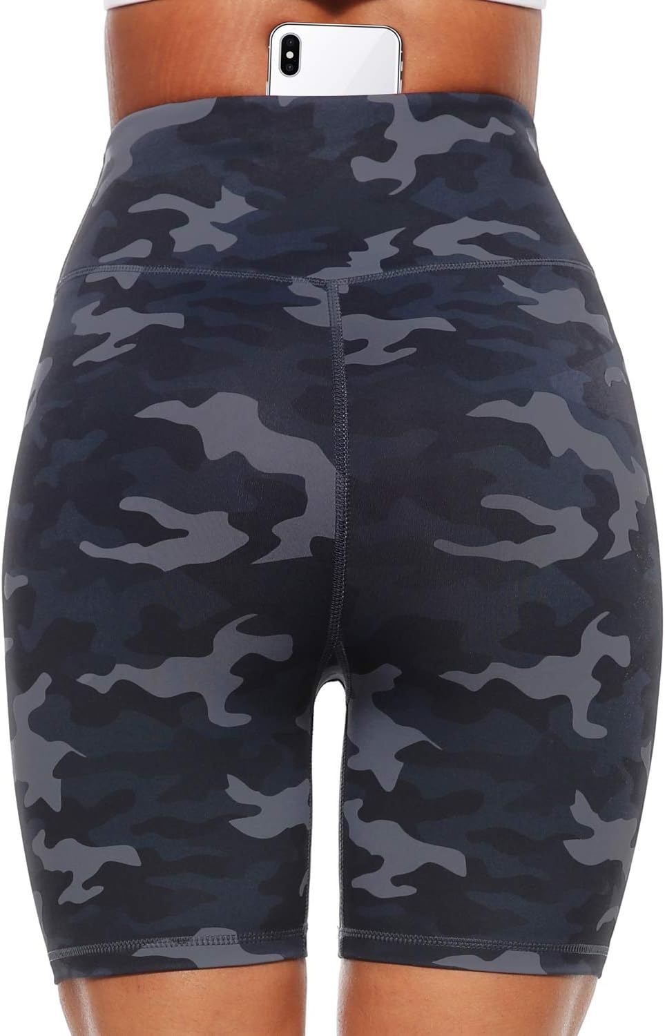 PERSIT High Waisted Women's Yoga Shorts with Pocket