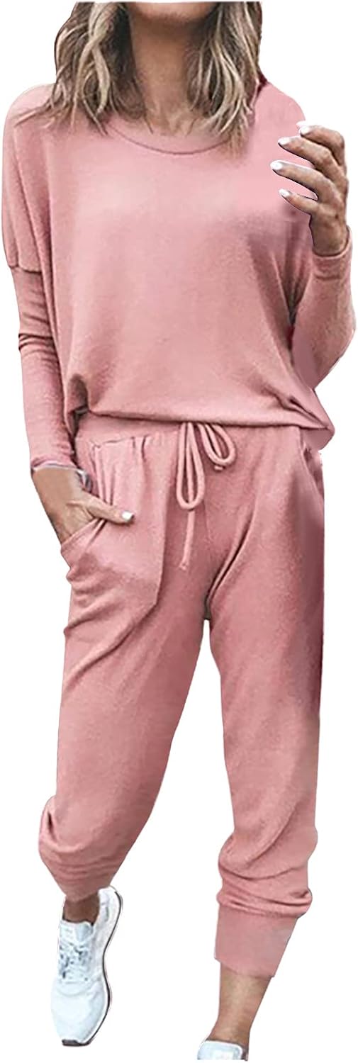 AMhomely Tracksuit Womens Full Set Lounge Wear Sets Oversized