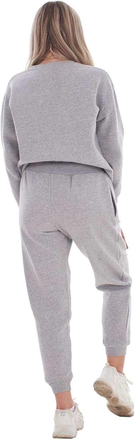 Ladies Plain Tracksuit Round Neck