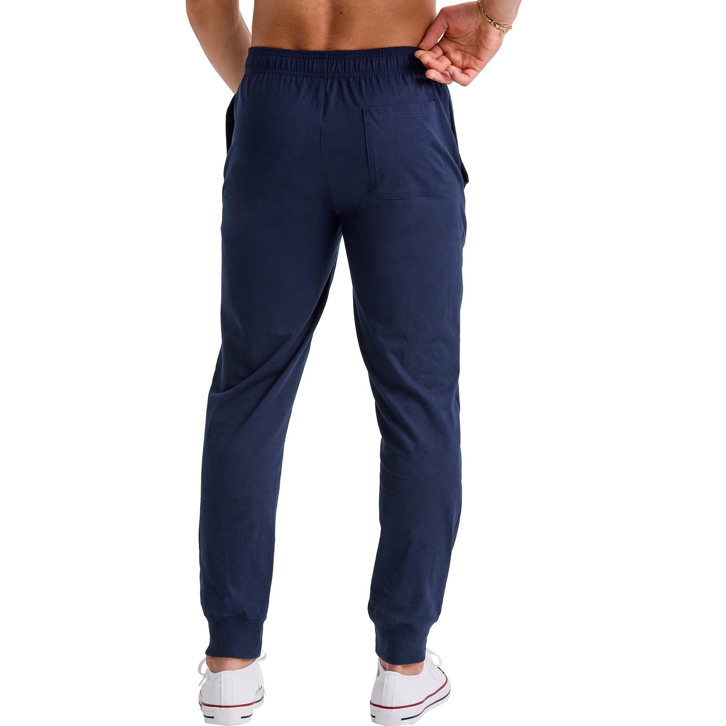 Hanes Originals Cotton Joggers, Jersey Sweatpants for Men with Pockets, 30" Inseam