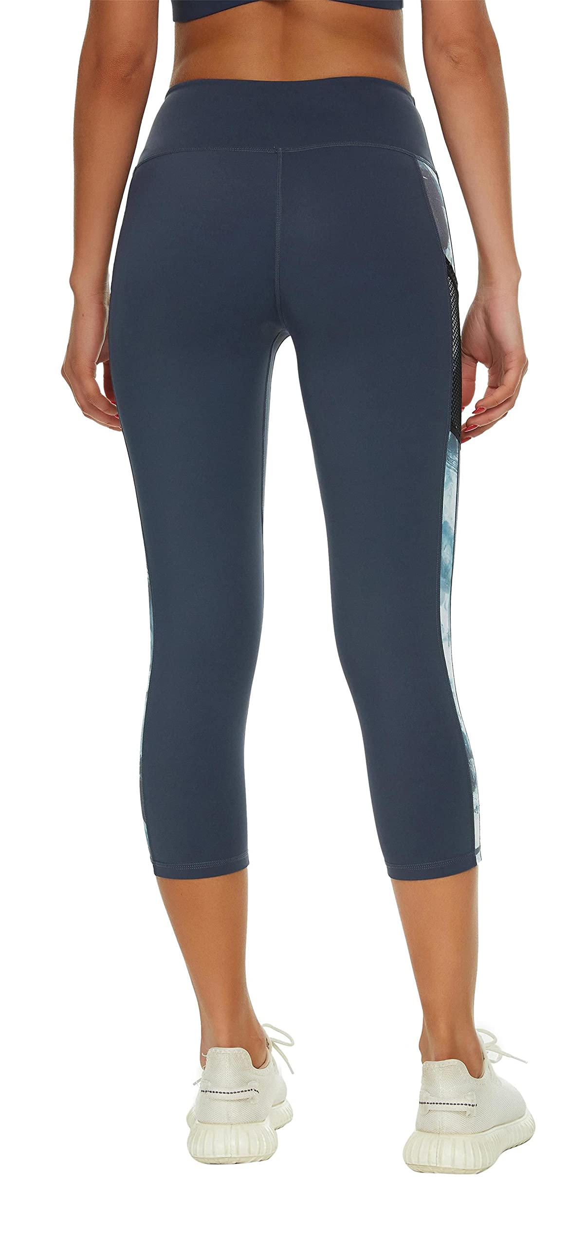 Sugar Pocket Gym Leggings for Women,Yoga Pants for Women Capri Workout Sport Exercise Cycling Leggings with Pockets