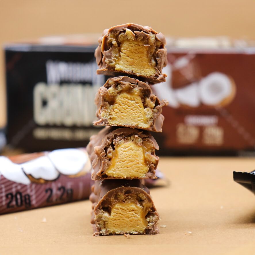 Warrior Crunch - High Protein Bars - 20g Protein Each Bar