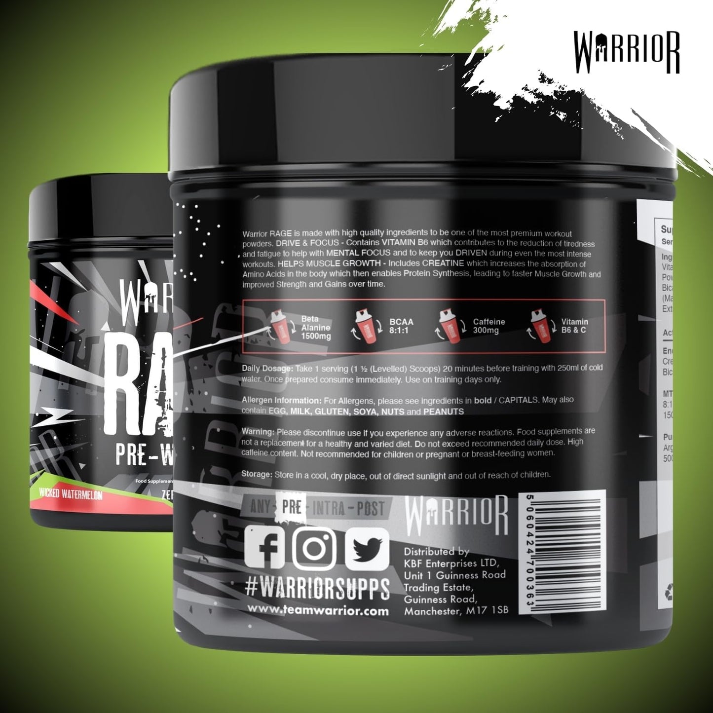 Warrior Rage - Pre-workout Powder