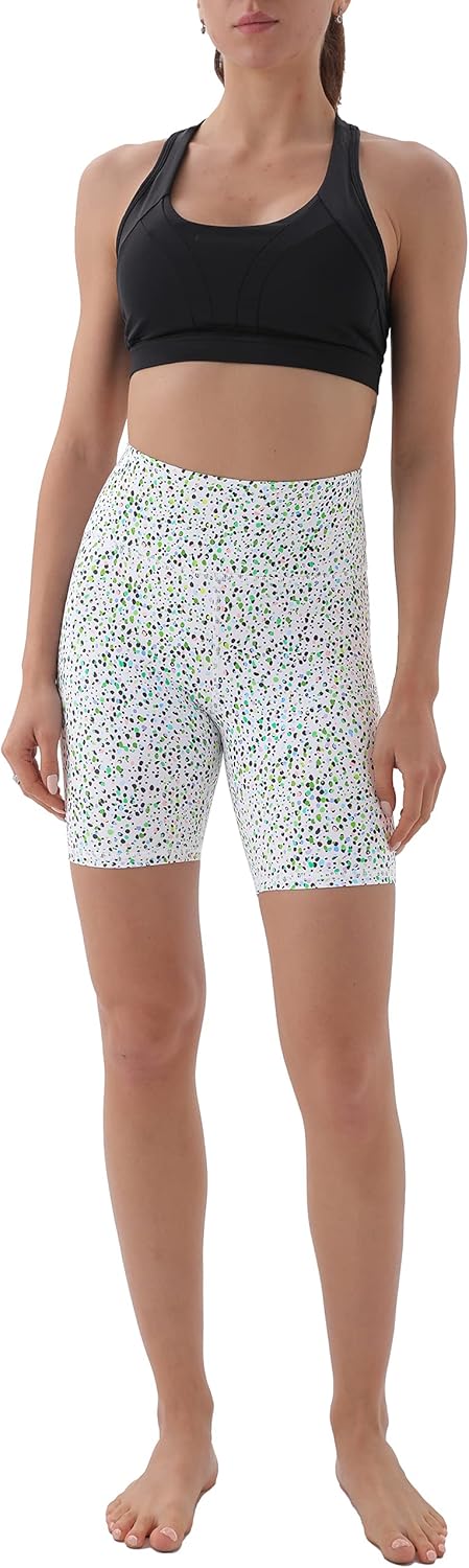 PERSIT High Waisted Women's Yoga Shorts with Pocket