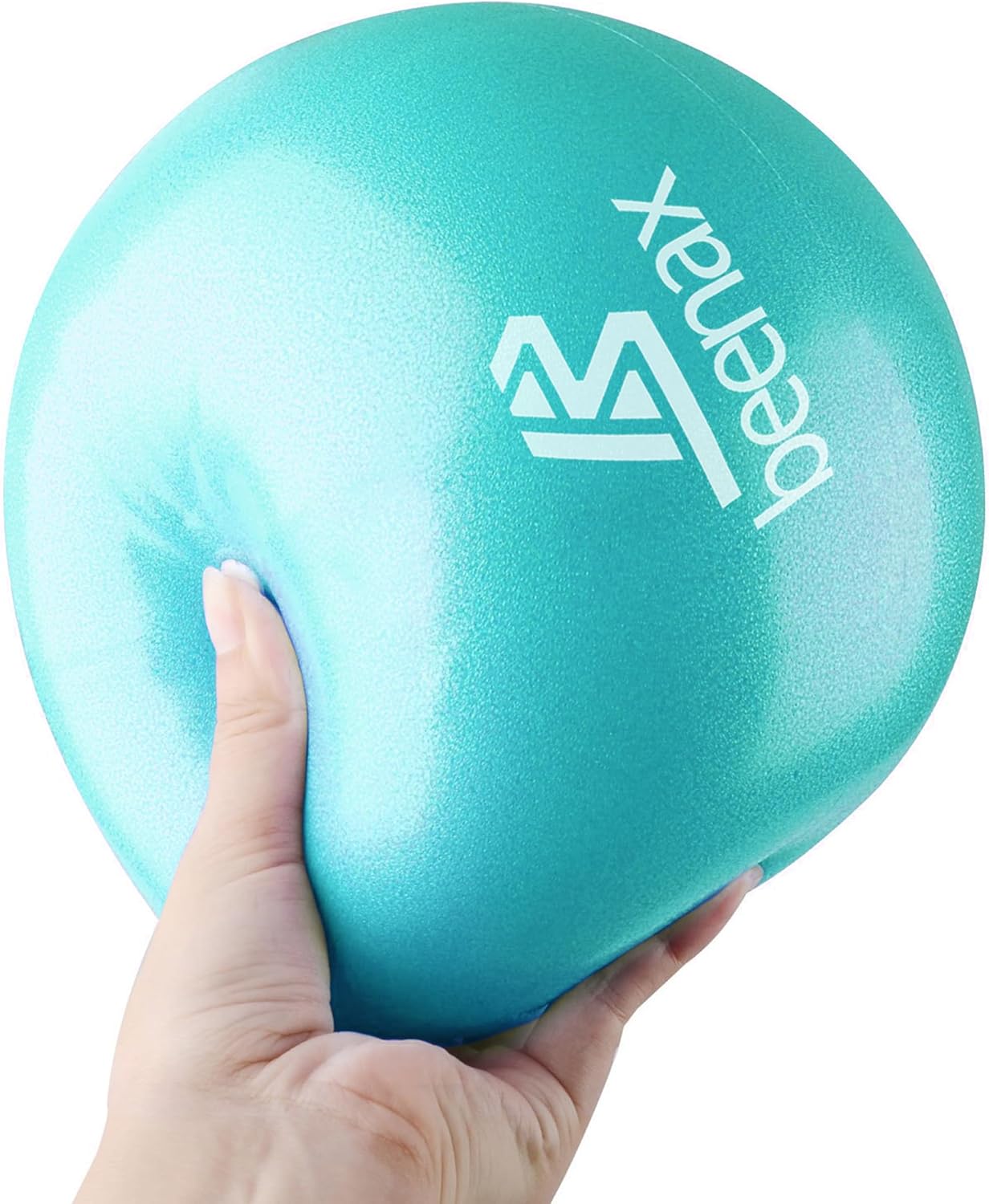 Beenax 23cm Soft Pilates Ball - 9 Inch Exercise, Mini Barre, Gym Ball