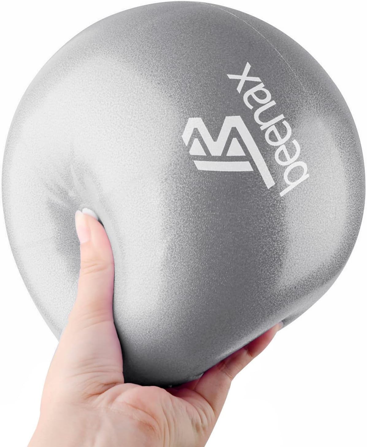 Beenax 23cm Soft Pilates Ball - 9 Inch Exercise, Mini Barre, Gym Ball