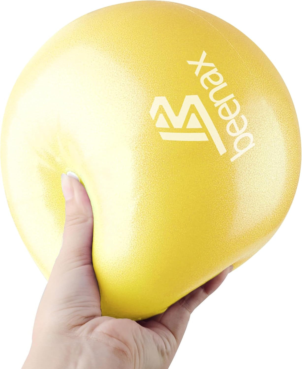Beenax 23cm Soft Pilates Ball - 9 Inch Exercise, Mini Barre, Gym Ball