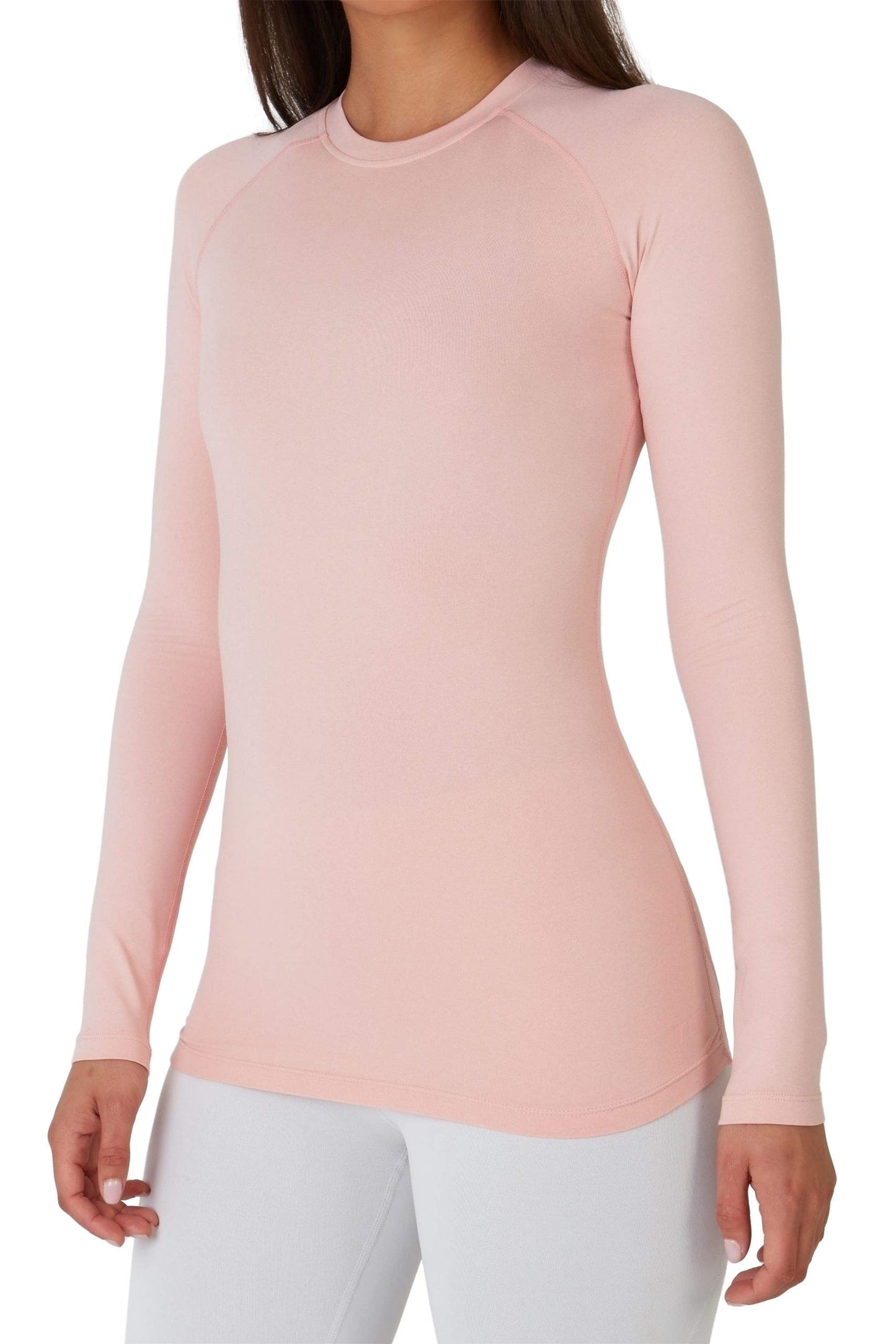 TCA Super Thermal Long Sleeve Women Running, Ski Base Layer - Compression Shirts Woman, Workout Tops for Women