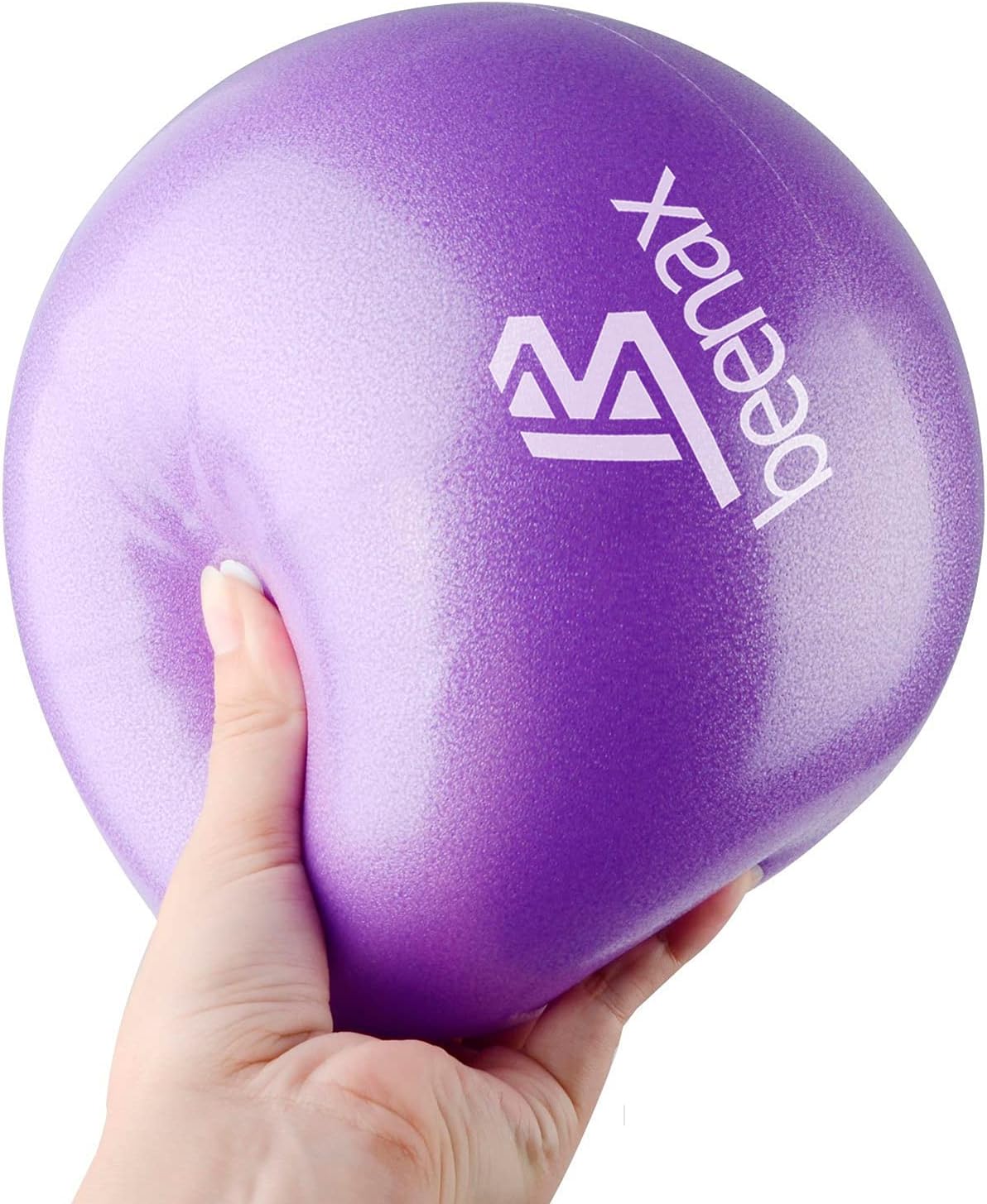 Beenax 23cm Soft Pilates Ball - 9 Inch Exercise, Mini Barre, Gym Ball