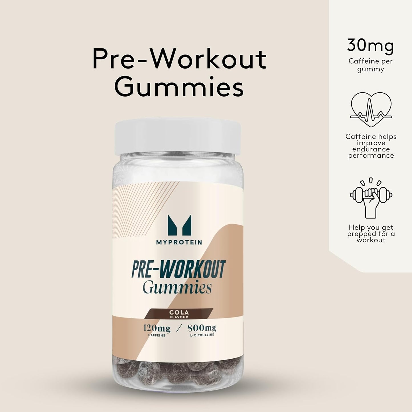 Myprotein Pre-Workout Gummies – Cola Flavour