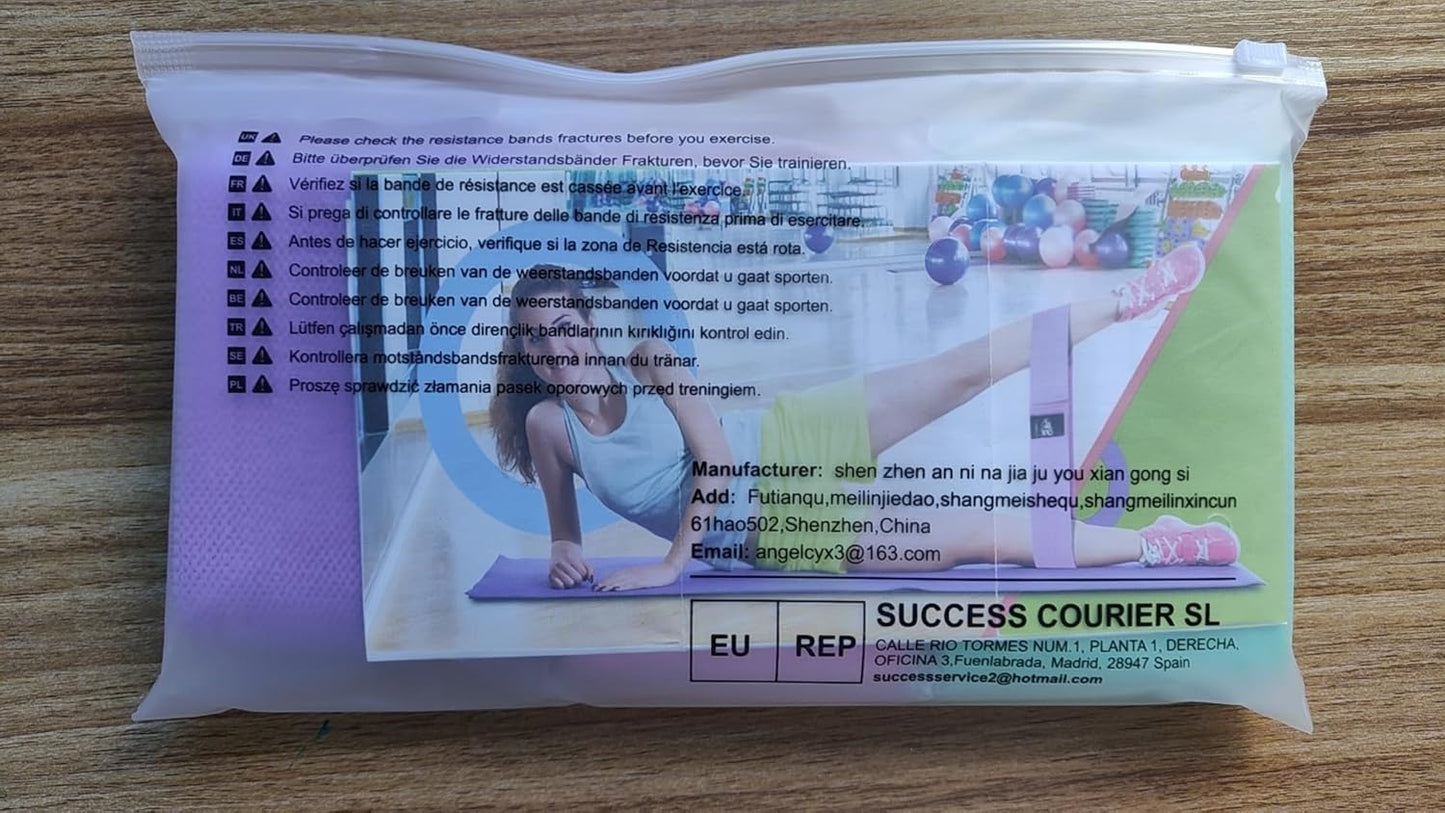Resistance Bands Set, Exercise Bands with Non-Slip Design