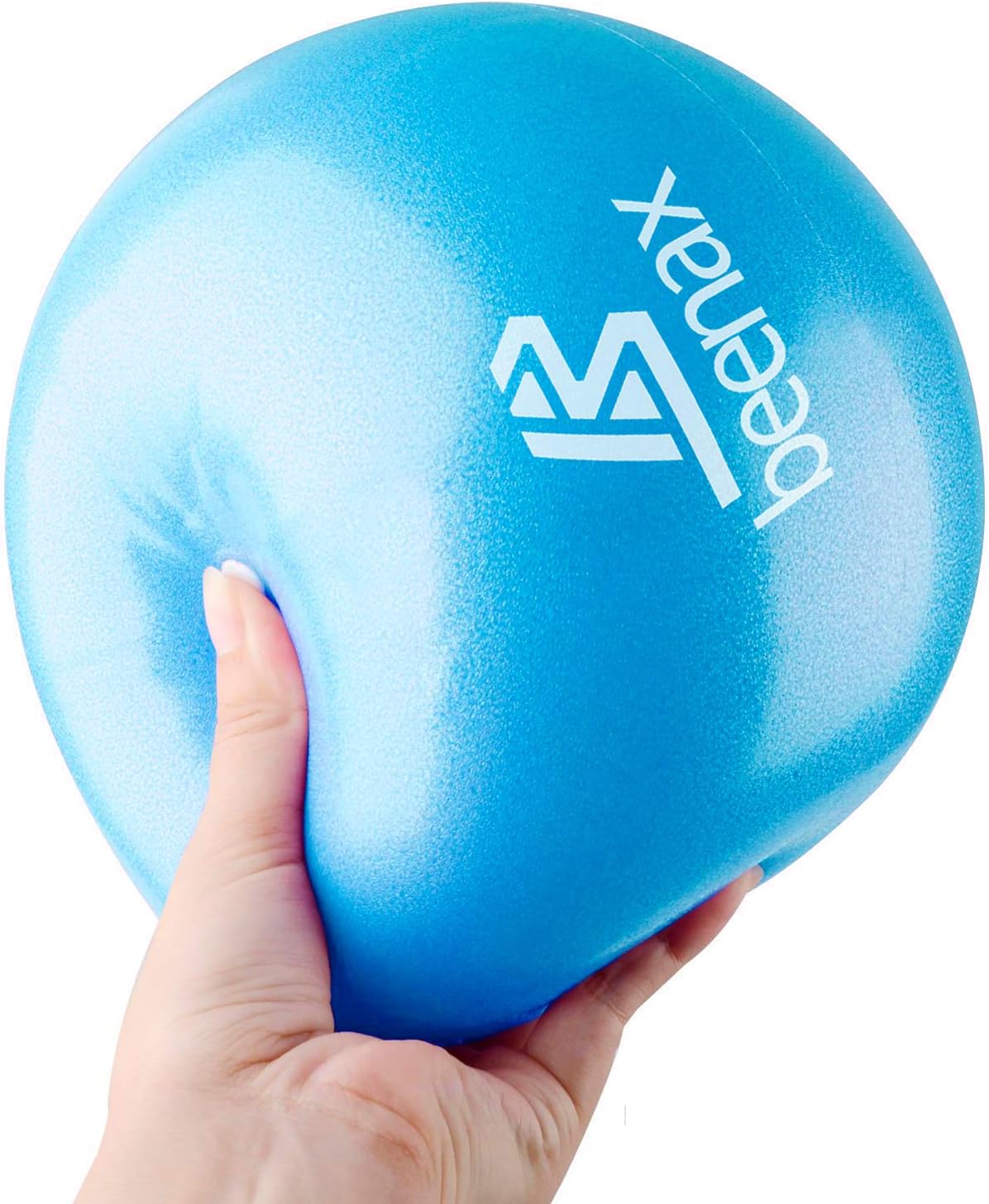 Beenax 23cm Soft Pilates Ball - 9 Inch Exercise, Mini Barre, Gym Ball