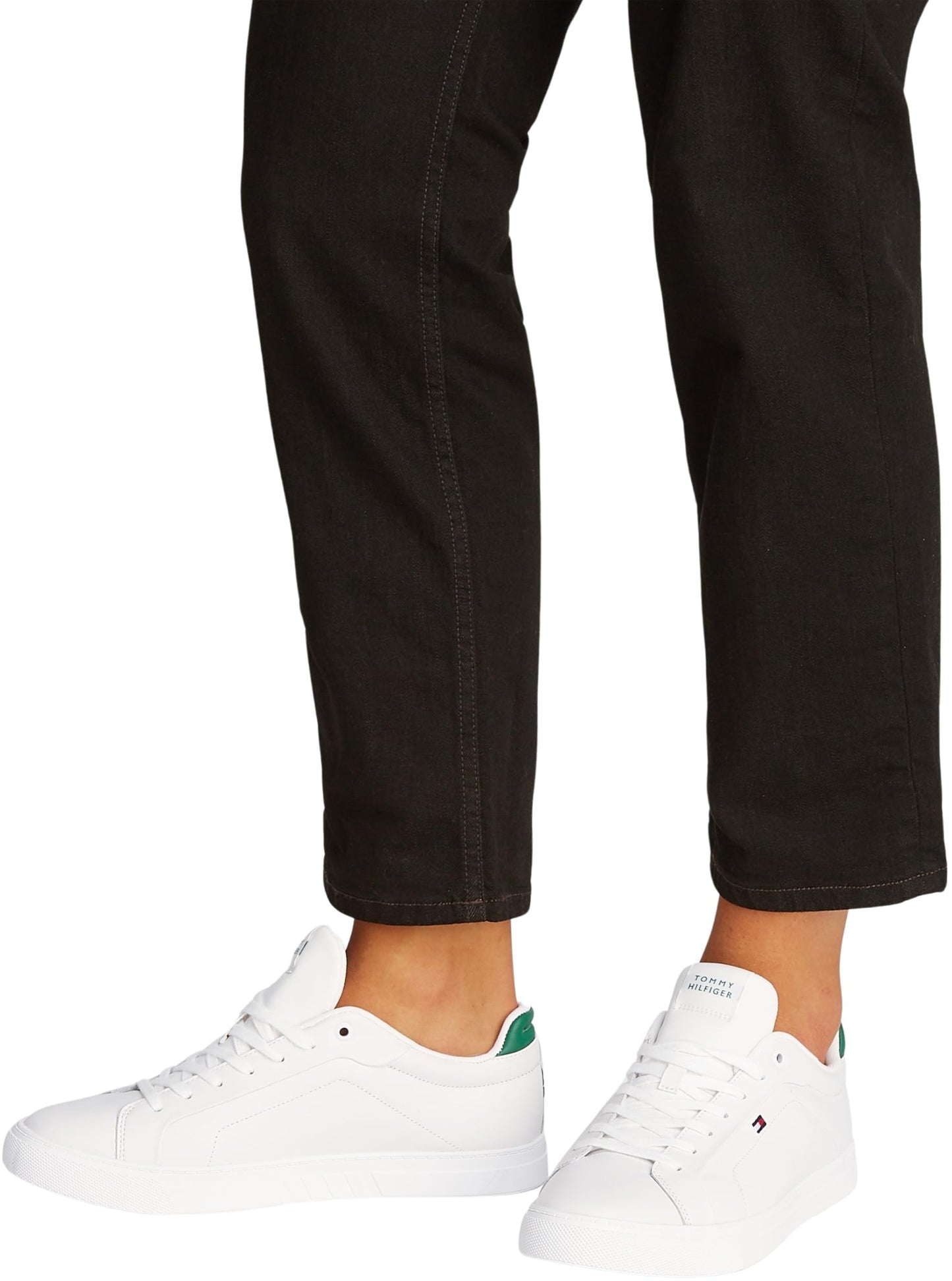 Tommy Hilfiger Men’s Icon Leather Court Trainers