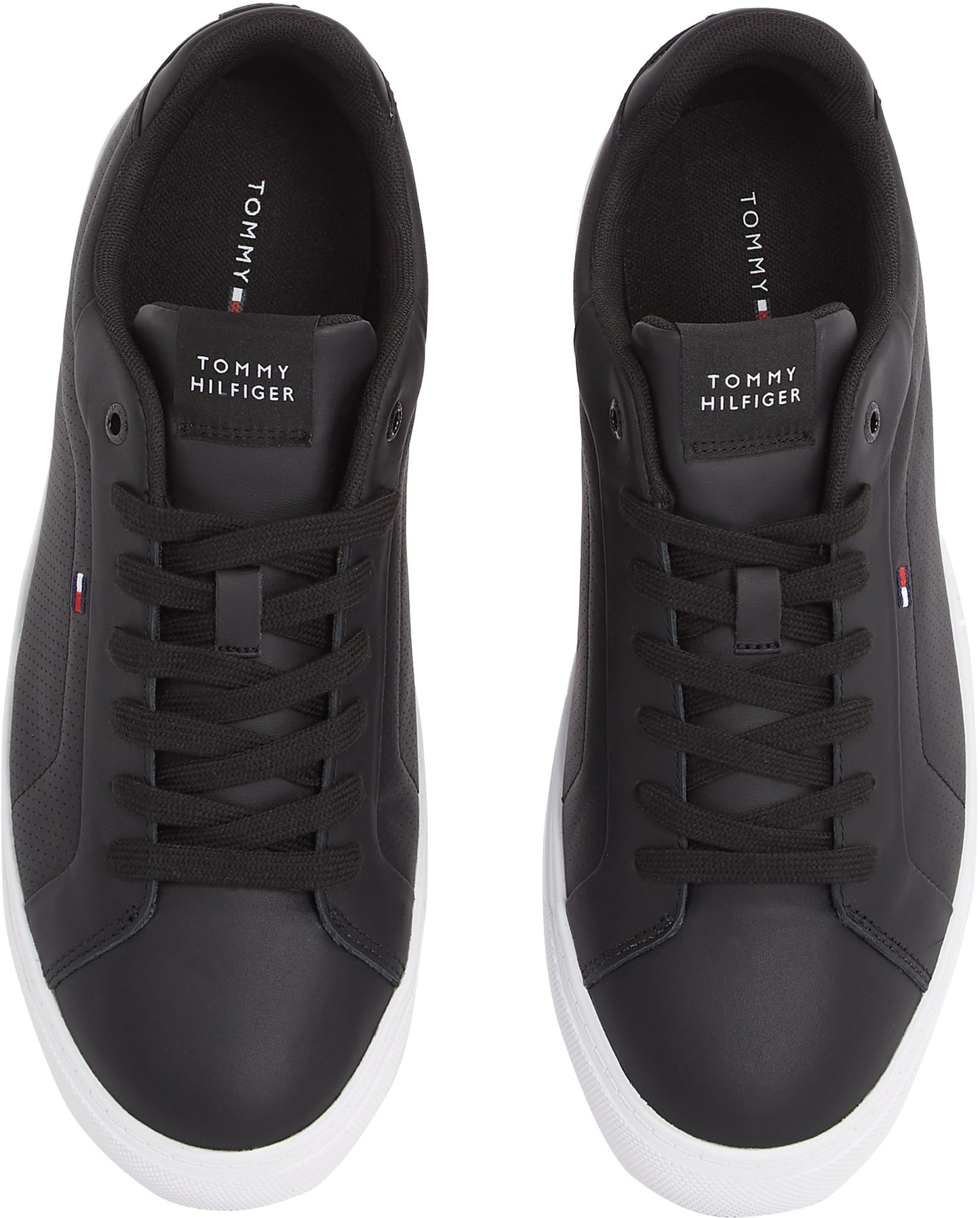 Tommy Hilfiger Men’s Icon Leather Court Trainers