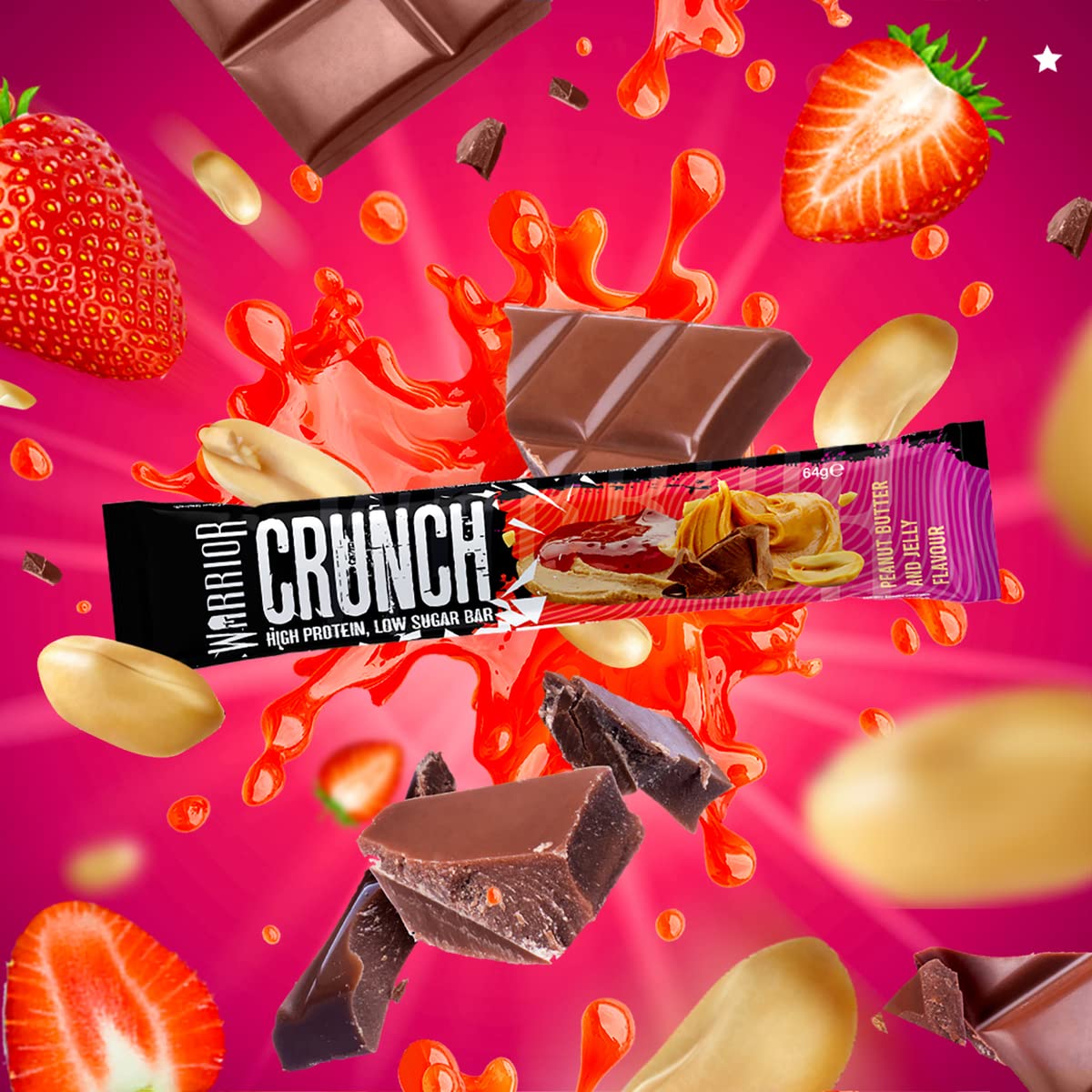 Warrior Crunch - High Protein Bars - 20g Protein Each Bar