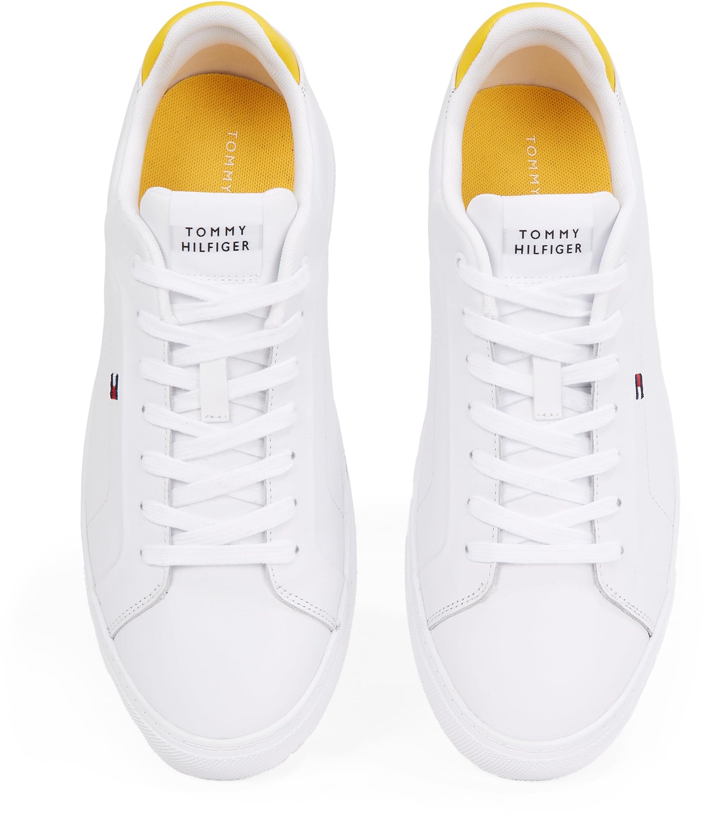 Tommy Hilfiger Men’s Icon Leather Court Trainers