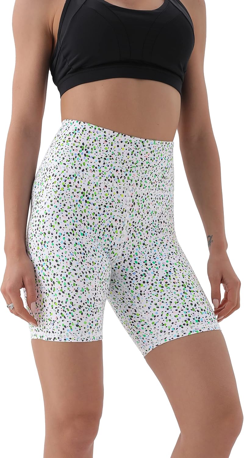 PERSIT High Waisted Women's Yoga Shorts with Pocket