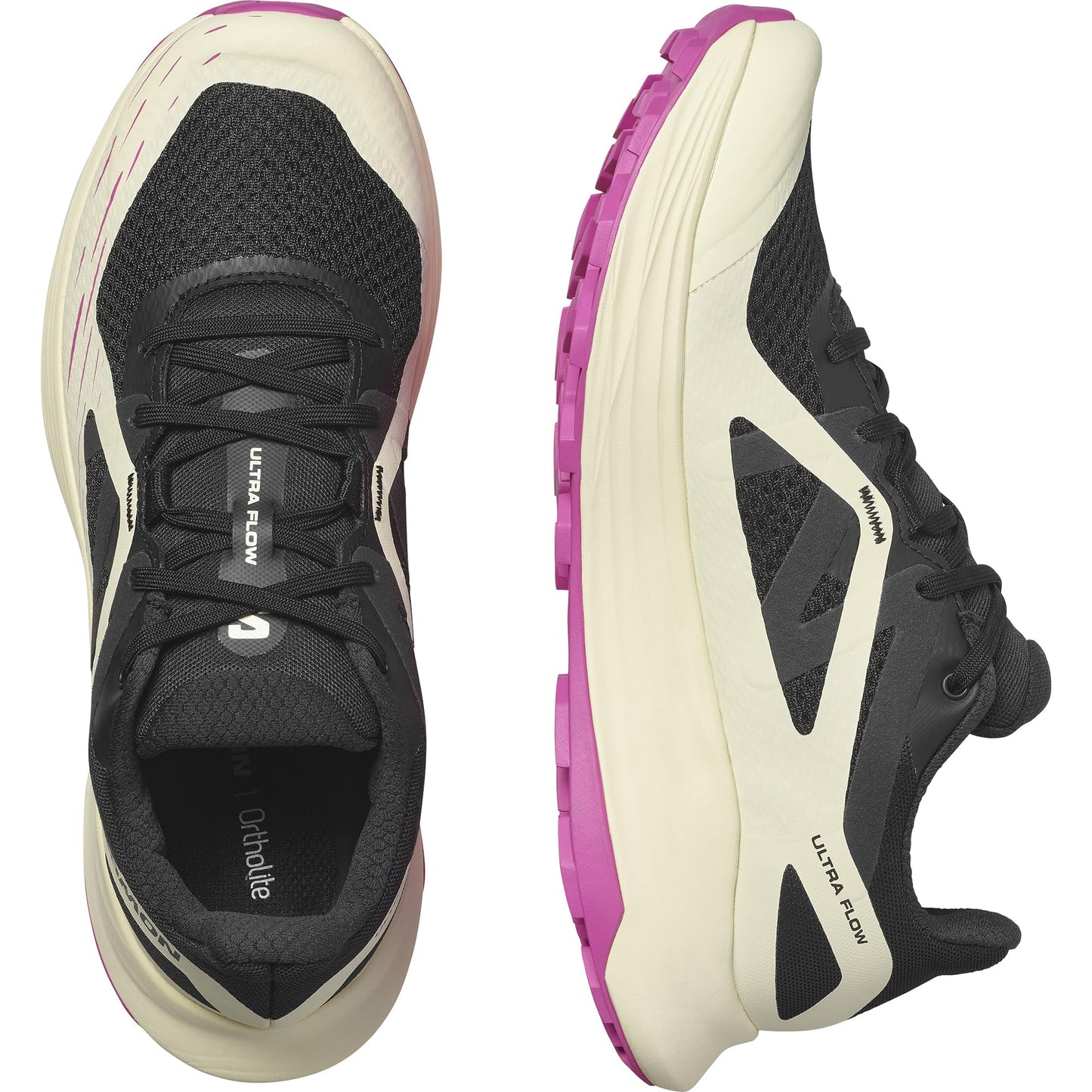 Salomon Womens Ultra Flow Black Tender, Versatile Hiking Shoes for Comfort, Perfect for Hiking Boots & Trail Running For Outdoors Adventures 4.5