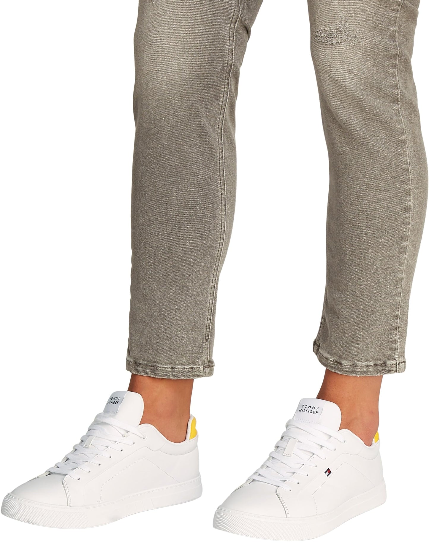 Tommy Hilfiger Men’s Icon Leather Court Trainers