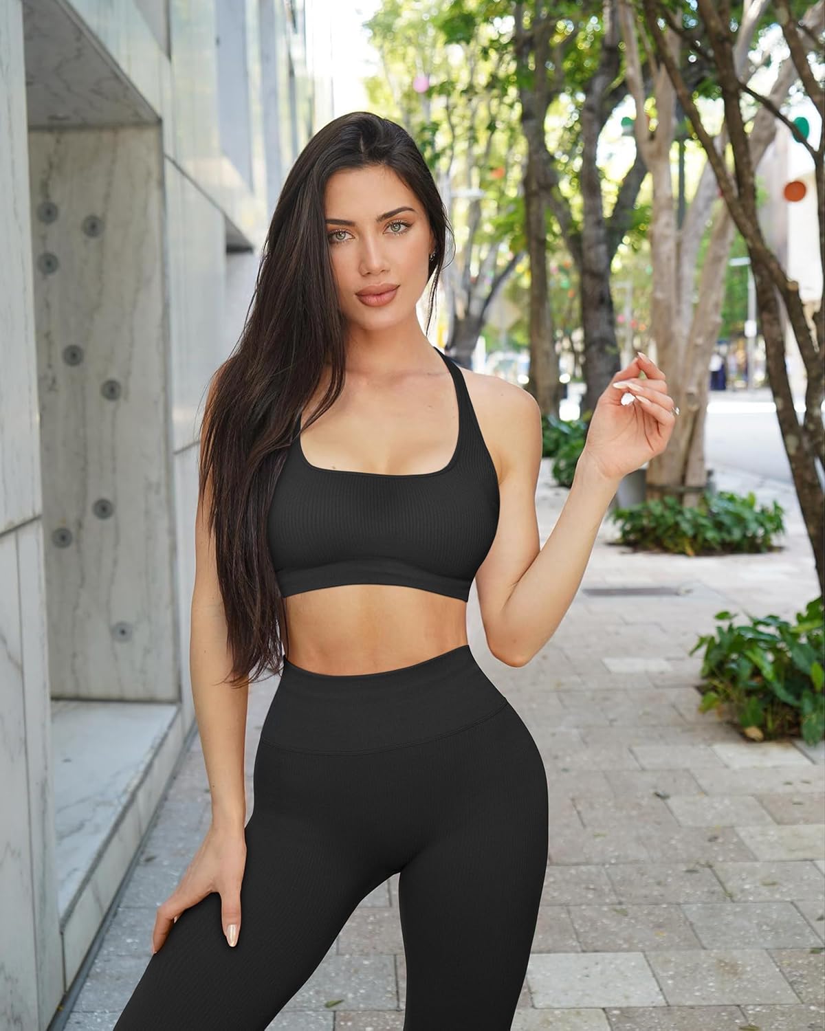 Gym Sets for Women 2 Piece Tracksuits Set