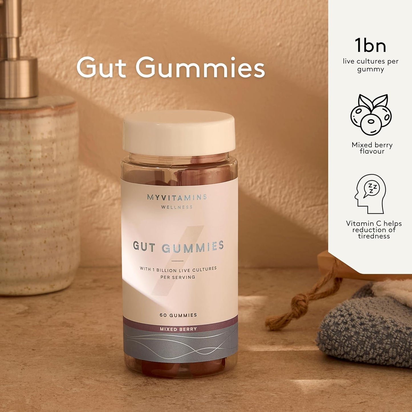 Myprotein Gut Gummies – Probiotic Gummies with Vitamin C