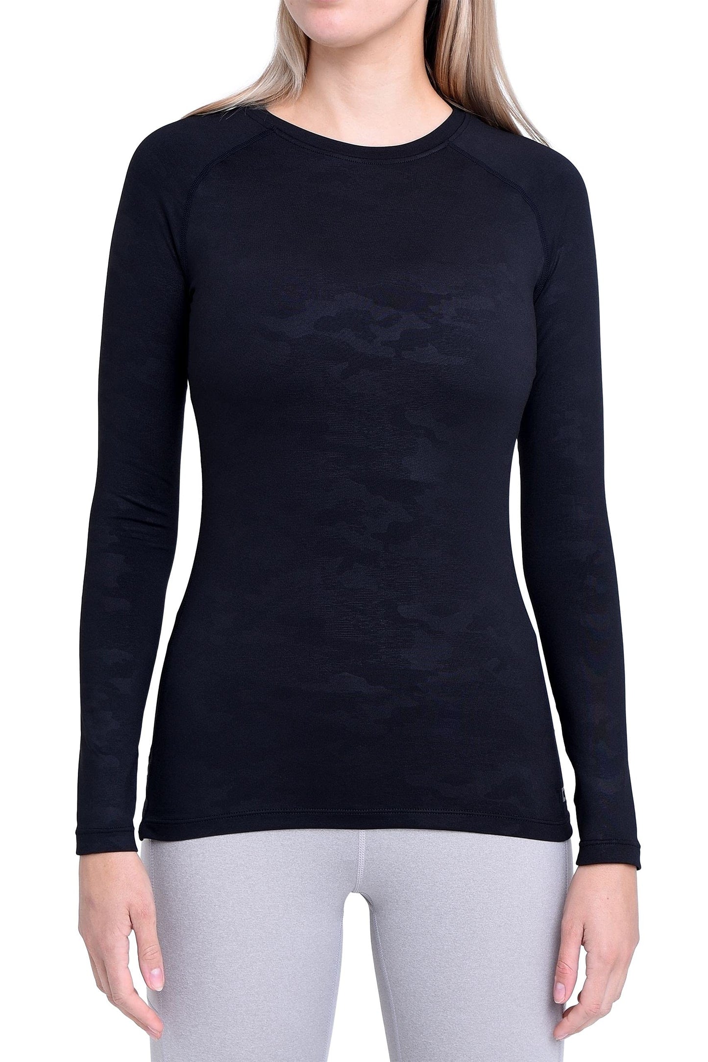 TCA Super Thermal Long Sleeve Women Running, Ski Base Layer - Compression Shirts Woman, Workout Tops for Women