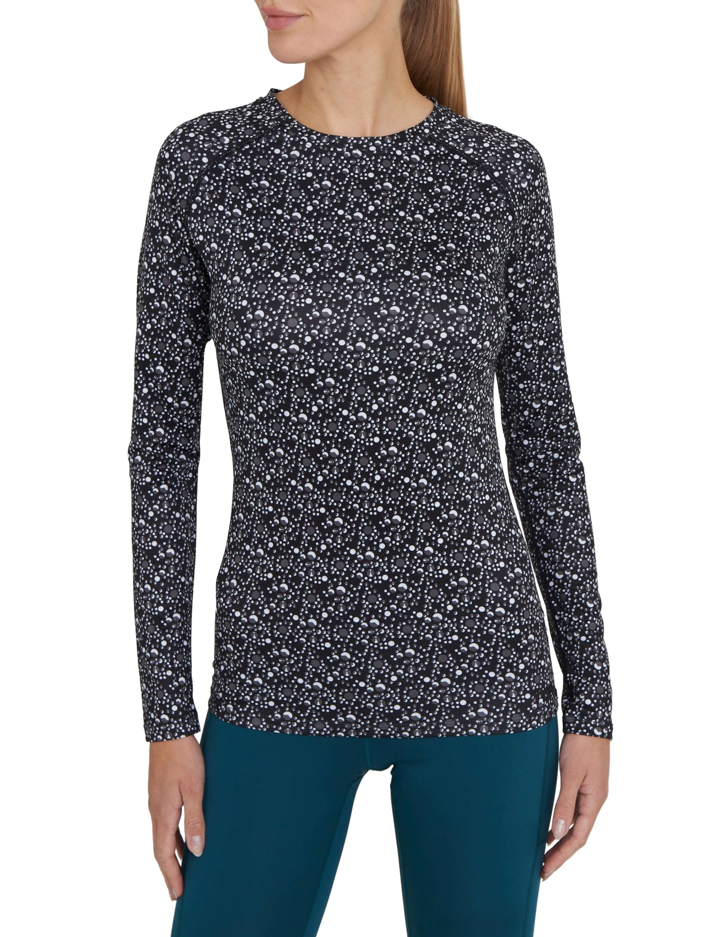 TCA Super Thermal Long Sleeve Women Running, Ski Base Layer - Compression Shirts Woman, Workout Tops for Women