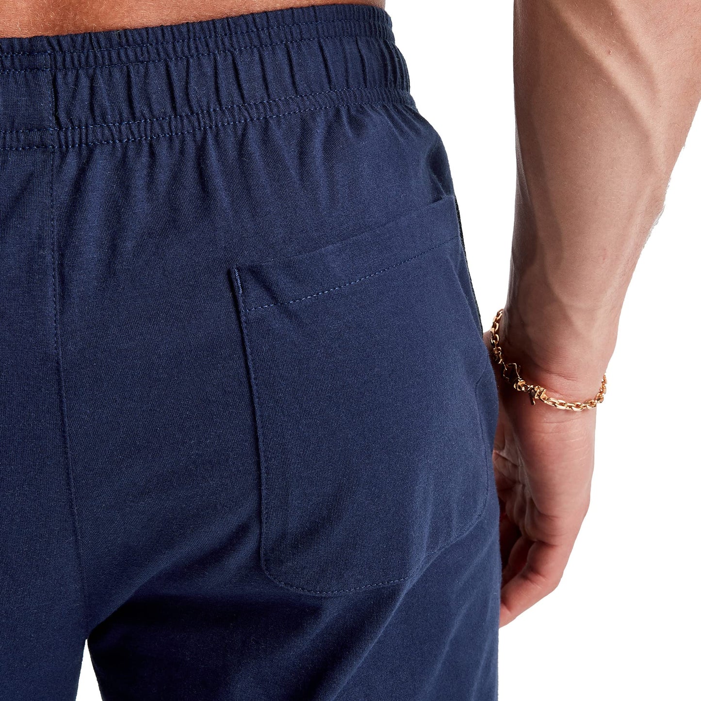 Hanes Originals Cotton Joggers, Jersey Sweatpants for Men with Pockets, 30" Inseam