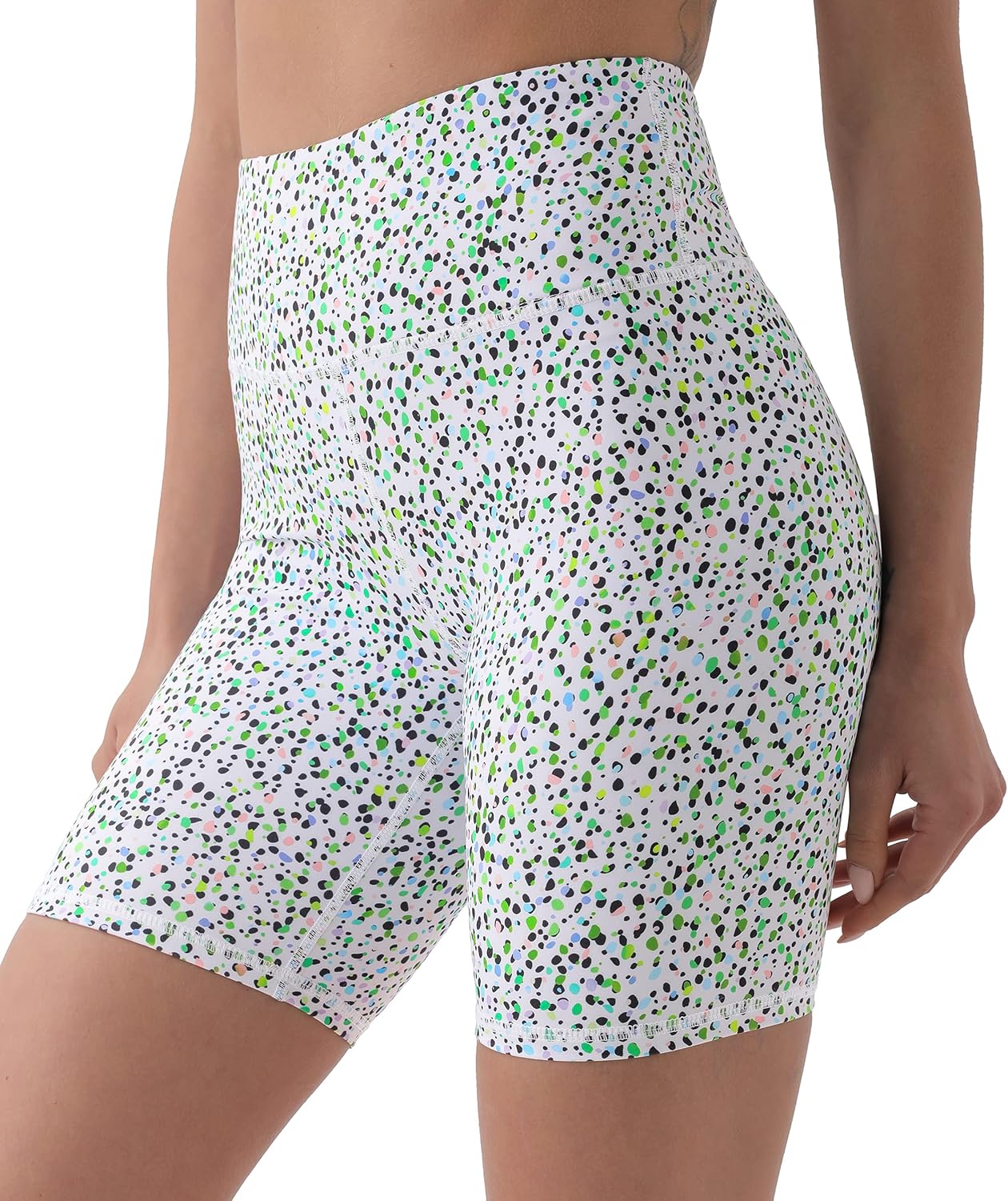 PERSIT High Waisted Women's Yoga Shorts with Pocket