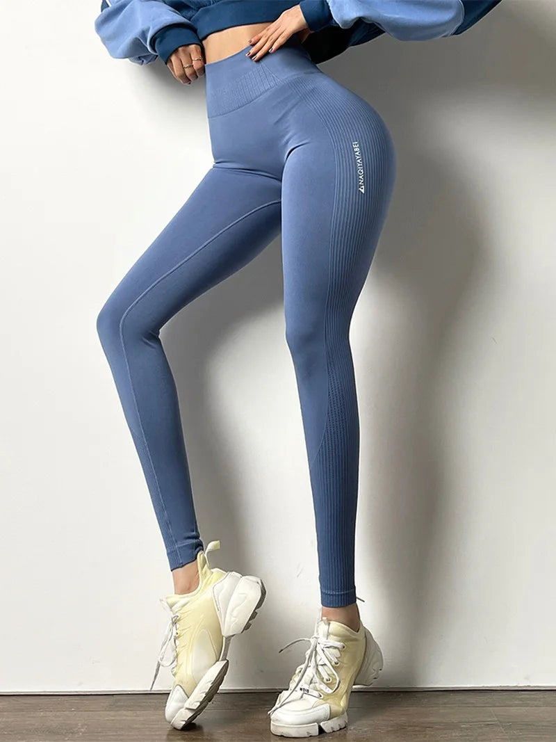 Cloud Hide Women Seamless Yoga Pants Push Up High Waist