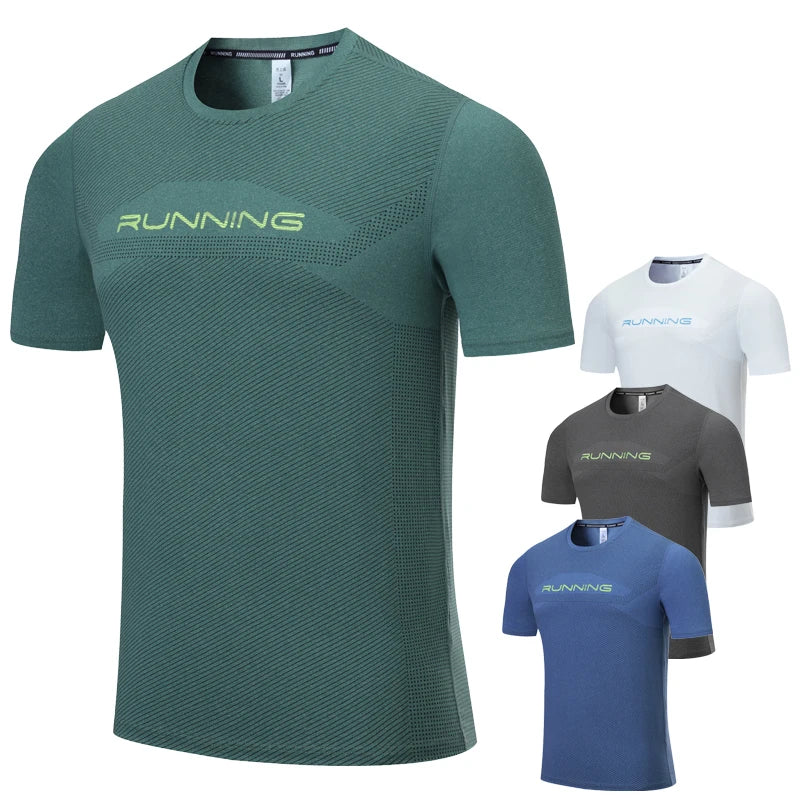 Men Casual T Shirt Quick Drying