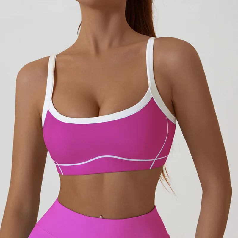 Women's Sports Bra Gym High Support Impact Push-up