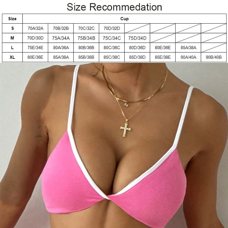 Girls Pink Sports Bra