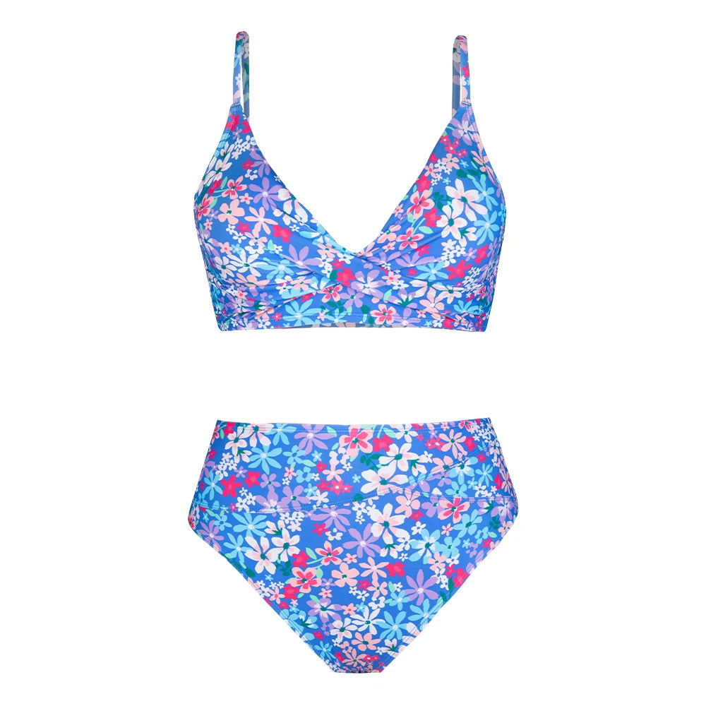 CUPSHE Twist Tank Top High Waist Bikini Sets Swimsuit For Women