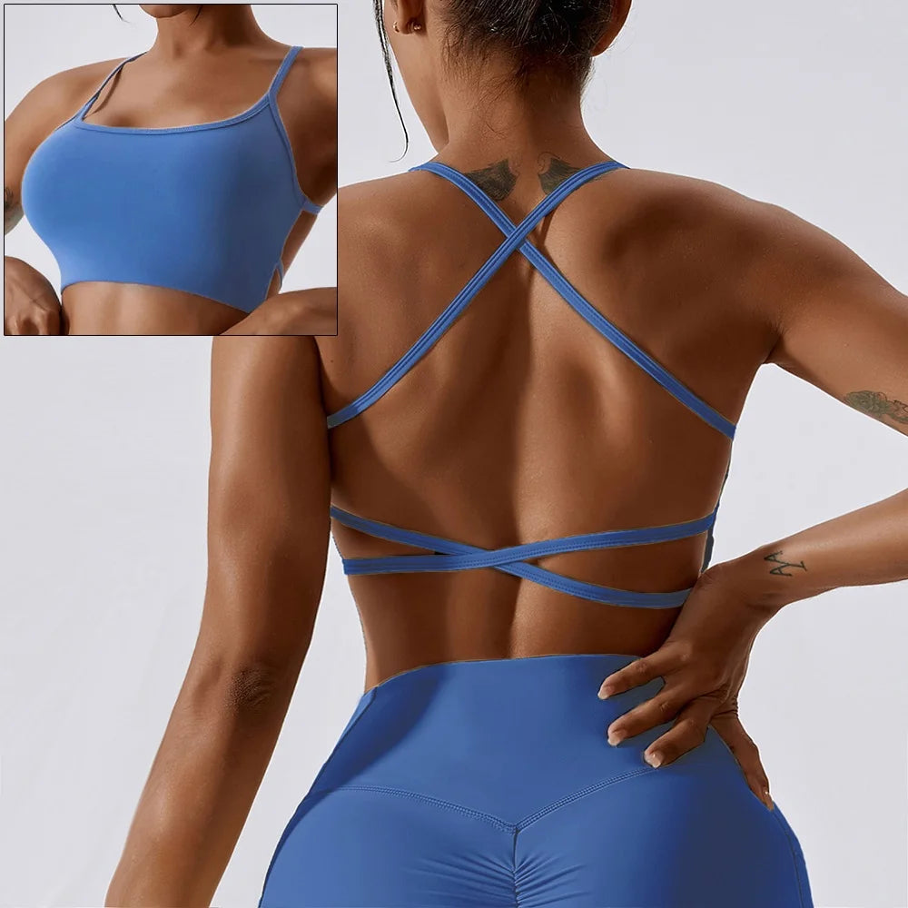 Girls Pink Sports Bra